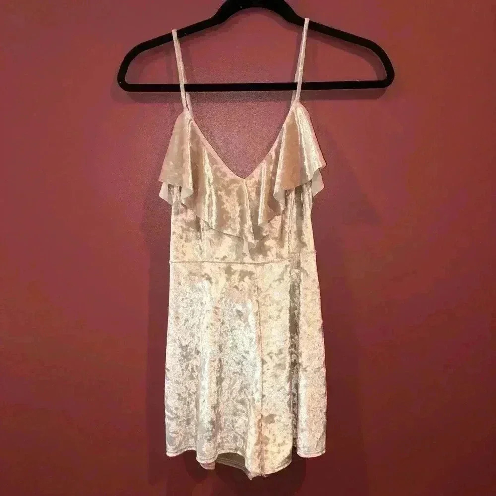 Urban Outfitters Velvet Romper